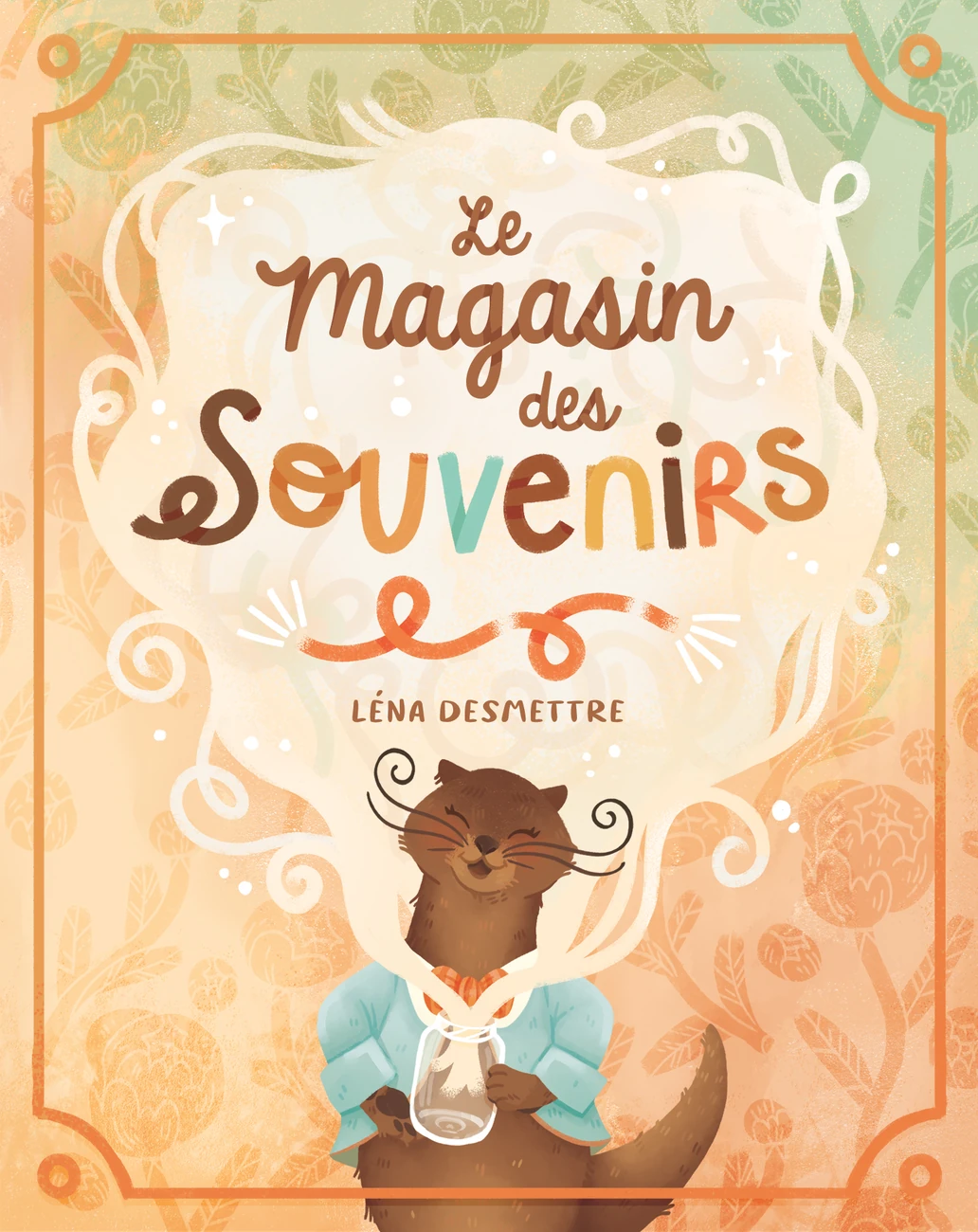 Couverture fictive Magasin des Souvenirs loutre vintage